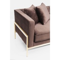 Sofa Loft 3-Sitzer Braun