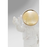 Figura decorativa Welcome Astronaut bianco 27cm