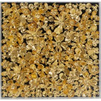 Cadre décoratif Gold Flower 60x60cm