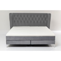 Boxspring Bed Benito Moon Grey 180x200cm