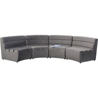 Sofa Element Wave Grau