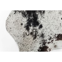 Tapis Hide noir-blanc 219x242cm