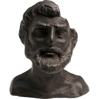 Oggetto decorativo Bearded Man antracite 11cm