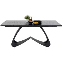 Extension Table Bellagio Glass 180(40+40)x95cm
