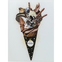 Tableau en verre Rich Ice Cream 60x80cm