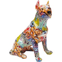 Deco Figurine Graffiti Dog 41cm