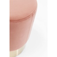 Sgabello Cherry rosa/ottone Ø35cm
