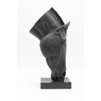 Deco Object Horse Face Black 57cm