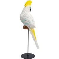 Deko Figur Parrot Cockatoo Weiß 38cm