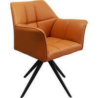 Swivel Chair Thinktank Cognac