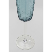 Coppa champagne Cascata blu