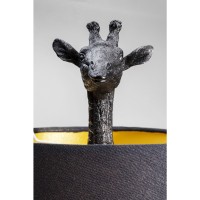 Lampada da tavolo Animal Giraffe nero opaco 71cm