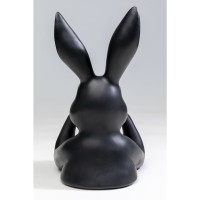 Deco Figurine Sweet Rabbit Black 31cm