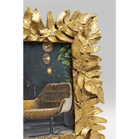 Picture Frame Gold Leaves 10x15cm
