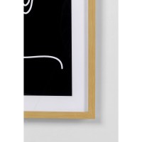 Framed Picture Faccia Arte Woman 60x80cm