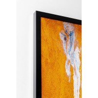 Framed Picture Artistas Orange 120x180cm