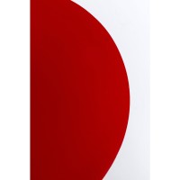 Beistelltisch Domero Checkers Rot Ø40cm