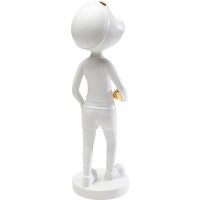Figura decorativa Ball Girl bianco 41cm