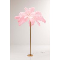 Floor Lamp Feather Palm Pink 165cm