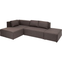 Corner Sofa Infinity Dolce Brown Left