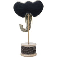 Deko Objekt Elephant Head Pearls 49cm