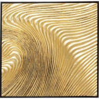 Quadro decorativo Wave oro (2/Set)