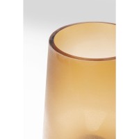 Vase Noble Ring ambre mat 26cm