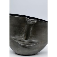 Vase Half Face anthracite 31cm