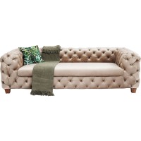 Sofa Desire 3-Sitzer Velvet Ecru