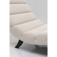 Chaise longue Balou crema 190cm