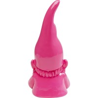 Deco Figurine Gnome Pink 21cm