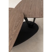 Coffee Table Franklin Wood Walnut 161x60cm