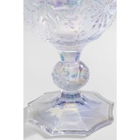 Wine Glass Ice Flowers Colore