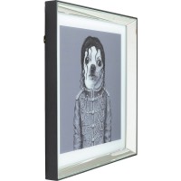Picture Frame Mirror King Dog 60x60cm