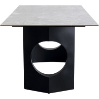 Table Bilbao Oho Noir 180x90cm