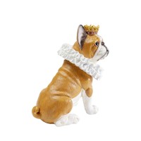 Deco Figurine King Dog Brown 29cm