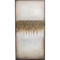 Dipinto ad acrilico Abstract Fields 100x200cm