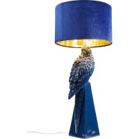 Lampe à poser Parrot bleu 84cm