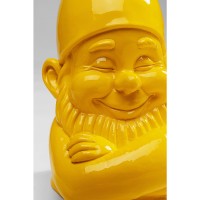 Figurine décorative Nain jaune 21cm
