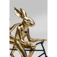 Oggetto decorativo Tandem Rabbits 34cm