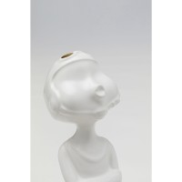 Figurine décorative Ball Girl blanc 29cm