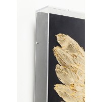 Decorazione da parete Wings oro/nero 120x120cm