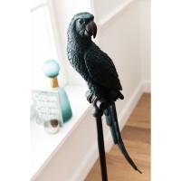 Deco Figurine Parrot Bluegreen