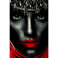Picture glass Lady Red Lips 80x120