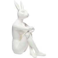 Deco Figurine Gangster Rabbit White