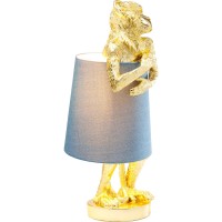 Table Lamp Animal Monkey Gold Blue
