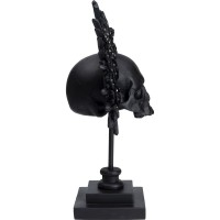 Oggetto decorativo King Skull nero 49cm