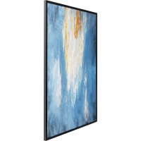 Tableau encadré Artistas bleu 120x180cm