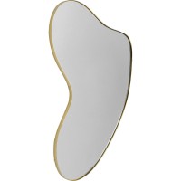 Wall Mirror Shape Brass 110x120cm
