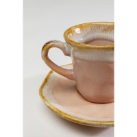 Tasse à espresso Nala rose (2-parts)